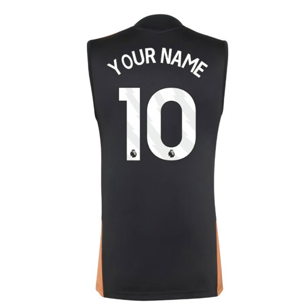 2026-2027 Arsenal Training Sleeveless Jersey (Black) (Your Name)