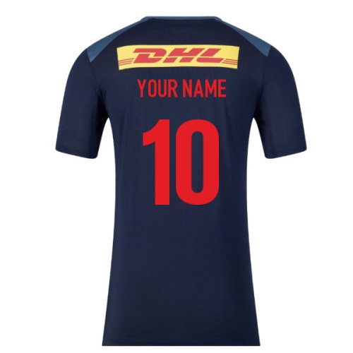 2026-2027 Harlequins Rugby Contact Shirt (Navy/Ensign Blue) (Your Name)