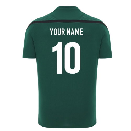 2026-2027 Wales WRU Rugby Player Training Shirt (Green) (Your Name)