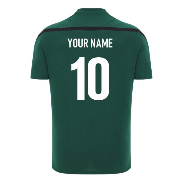 2026-2027 Wales WRU Rugby Player Training Shirt (Green) (Your Name)
