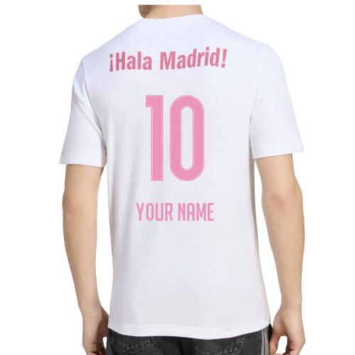 2026-2027 Real Madrid SZN Graphic Tee (White) (Your Name)