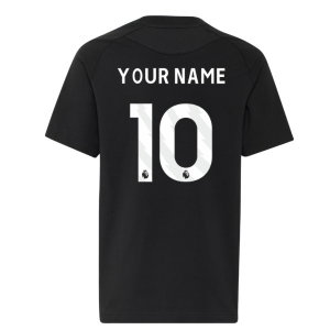2026-2027 Liverpool Tiro Travel Tee (Black) - Kids (Your Name)