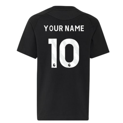 2026-2027 Liverpool Tiro Travel Tee (Black) - Kids (Your Name)