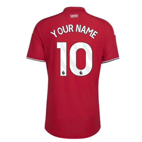 2026-2027 Man Utd Authentic Home Shirt (Your Name)