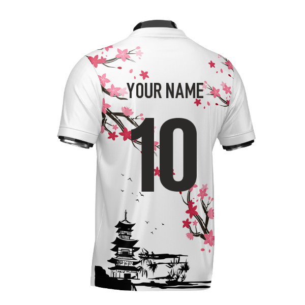 Japan Samurai Heritage Football Jersey (Wolvate) Adult Short Sleeve (Your Name)