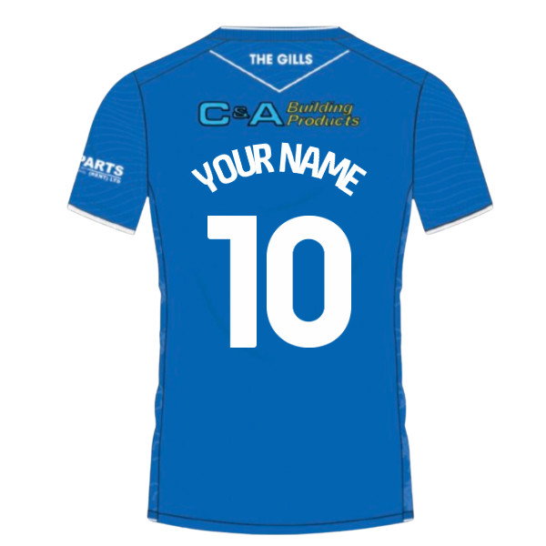 2026-2027 Gillingham Home Shirt (Your Name)
