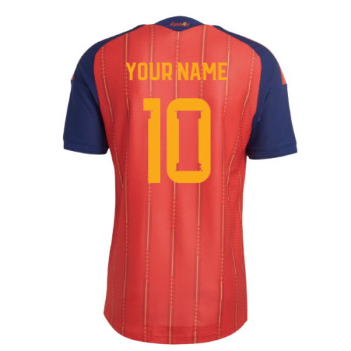 2026-2027 Spain Authentic Home Shirt (Your Name)