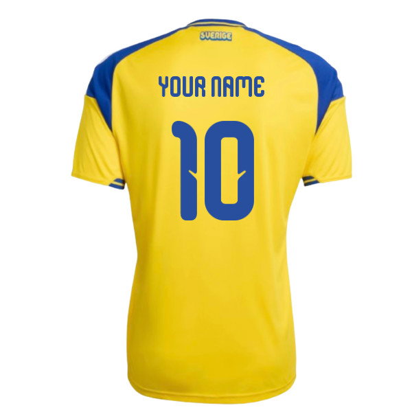 2026-2027 Sweden Home Shirt (Your Name)