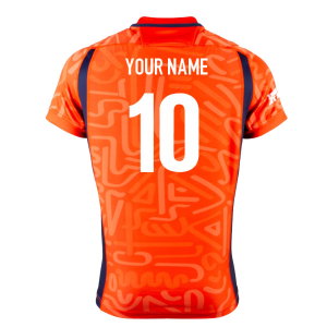 2026-2027 Edinburgh Rugby Training Shirt (Orange) (Your Name)