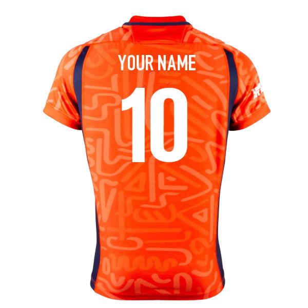 2026-2027 Edinburgh Rugby Training Shirt (Orange) (Your Name)