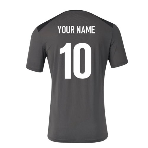 2026-2027 Saracens Rugby Training Shirt (Grey) (Your Name)