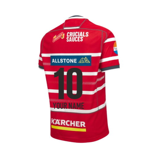 2026-2027 Gloucester Rugby Poly Home Replica Shirt (Your Name)