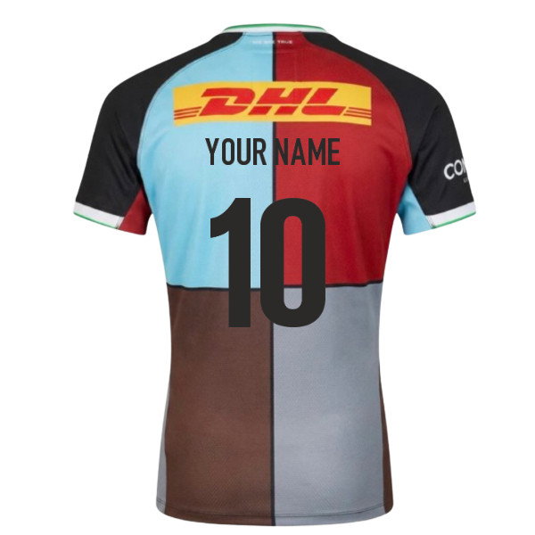 2026-2027 Harlequins Authentic Home Rugby Shirt (Your Name)
