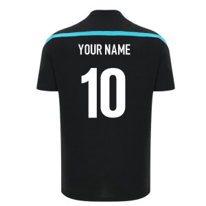 2026-2027 Glasgow Warriors Poly Training Shirt (Black) (Your Name)