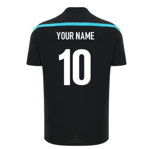 2026-2027 Glasgow Warriors Poly Training Shirt (Black) (Your Name)