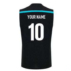 2026-2027 Glasgow Warriors Sleeveless Poly Training Shirt (Black) (Your Name)