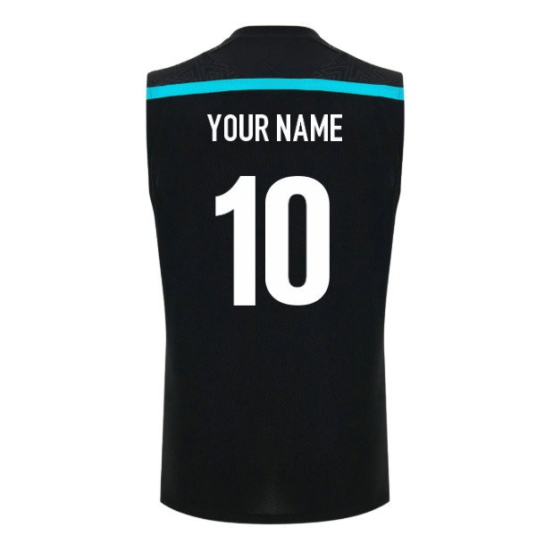2026-2027 Glasgow Warriors Sleeveless Poly Training Shirt (Black) (Your Name)