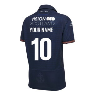 2026-2027 Edinburgh Rugby Poly Home Shirt - Kids (Your Name)