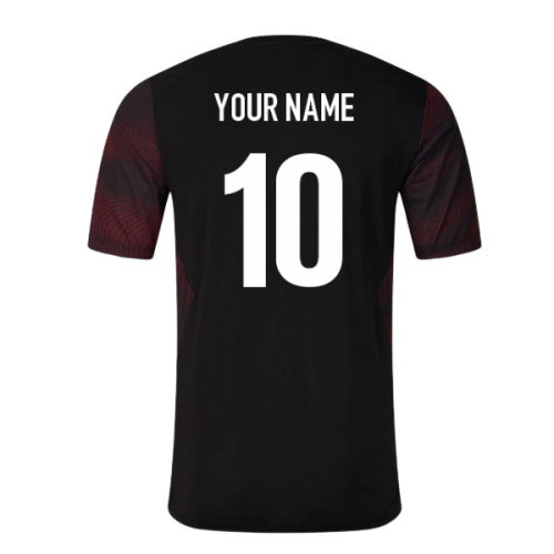2026-2027 Saracens Rugby Pre-Match Shirt (Black) (Your Name)