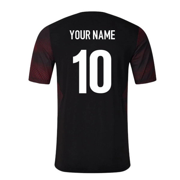 2026-2027 Saracens Rugby Pre-Match Shirt (Black) (Your Name)