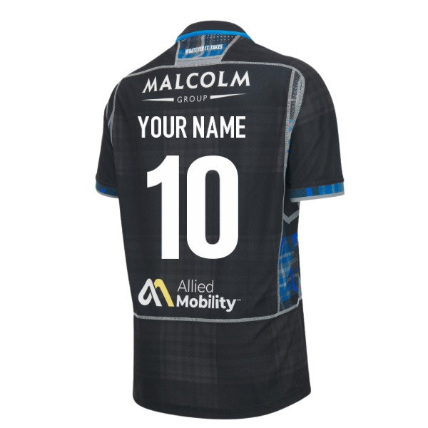 2026-2027 Glasgow Warriors Poly Home Rugby Shirt (Your Name)