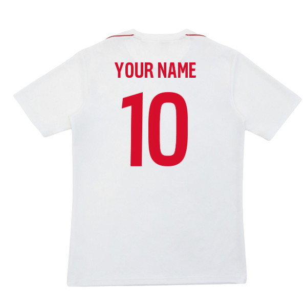 2026-2027 AS Monaco Pre Match Shirt (White) (Your Name)