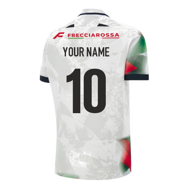 2026-2027 Italy Rugby Poly Away Shirt (Your Name)