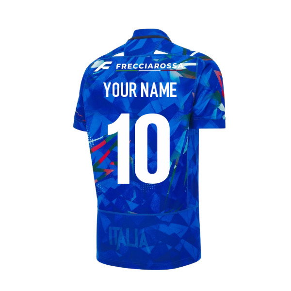 2026-2027 Italy Rugby Poly Home Shirt (Your Name)