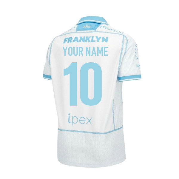 2026-2027 Sale Sharks Poly Away Rugby Shirt (Kids) (Your Name)