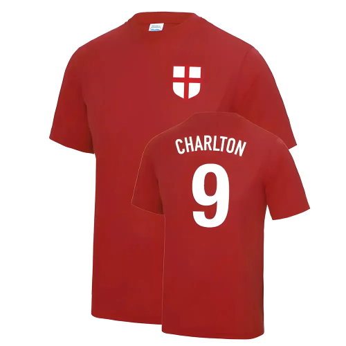 Bobby Charlton 1966 England Fancy Dress Football T Shirt