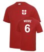 Bobby Moore 1966 England Fancy Dress Football T Shirt - Red