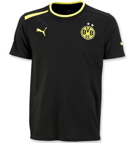 2012-13 Borussia Dortmund Puma Fan T-Shirt (Black)
