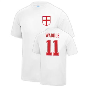 Chris Waddle England Italia 1990 Football T Shirt