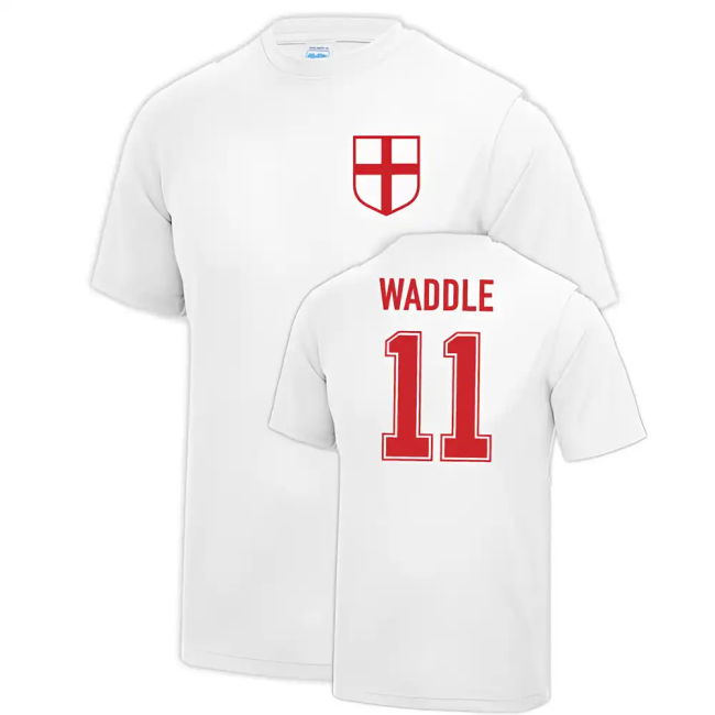 Chris Waddle England Italia 1990 Football T Shirt