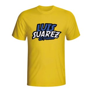 Luis Suarez Comic Book T-shirt (yellow) - Kids