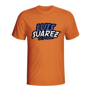 Luis Suarez Comic Book T-shirt (orange)