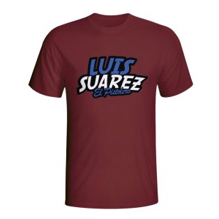 Luis Suarez Comic Book T-shirt (maroon) - Kids