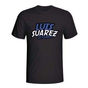 Luis Suarez Comic Book T-shirt (black) - Kids