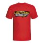 Cristiano Ronaldo Comic Book T-shirt (red) - Kids