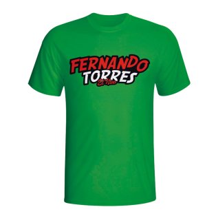 Fernando Torres Comic Book T-shirt (green) - Kids