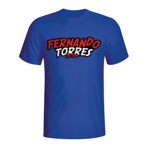 Fernando Torres Comic Book T-shirt (blue)
