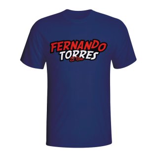 Fernando Torres Comic Book T-shirt (navy)