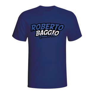 Roberto Baggio Comic Book T-shirt (navy)