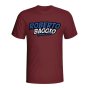 Roberto Baggio Comic Book T-shirt (maroon)