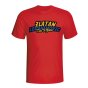 Zlatan Ibrahimovic Comic Book T-shirt (red)