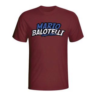 Mario Balotelli Comic Book T-shirt (maroon) - Kids