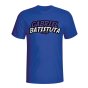 Gabriel Batistuta Comic Book T-shirt (blue)