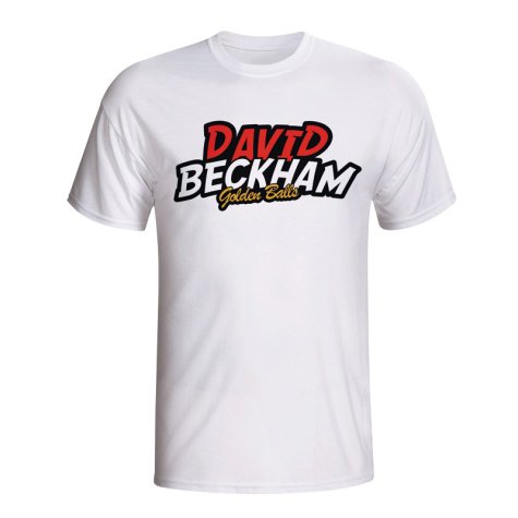 David Beckham Comic Book T-shirt (white)