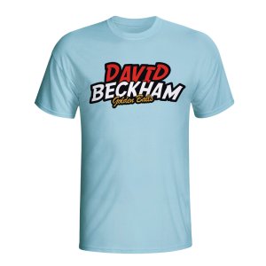 David Beckham Comic Book T-shirt (sky Blue) - Kids
