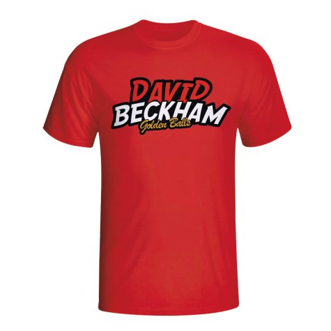 David Beckham Comic Book T-shirt (red) - Kids